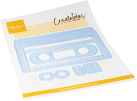 Creatables stencil Cassette tape LR0910