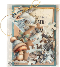 Craftables stencil Puzzle - A6 CR1746