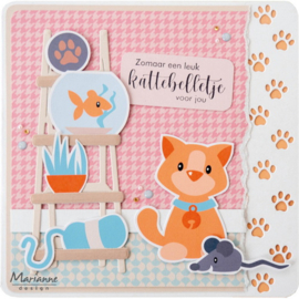 Craftables stencil Paw trail CR1687