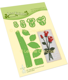 Lea’bilitie snij en embossing mal Rozen 45.9457