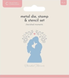 Stans, sjabloon en stempel - Cherished moments