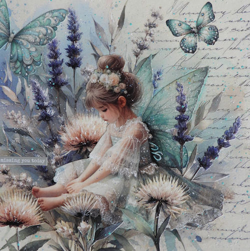 FairyBells Art Journaling & Card Making Set 13: Vlinders, elfjes en muziek