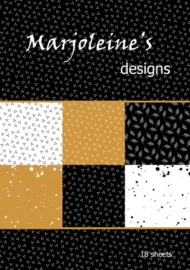 Marjoleine's zwart-wit-oker paperbook