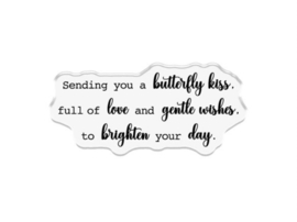 Stans, sjabloon en stempel - Butterfly kisses