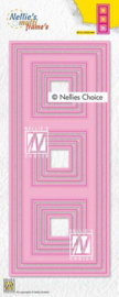 Nellies Choice Multi Frame Die - Slimline vierkant MFD140