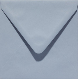 6 x vierkante envelop (14 x 14 cm) wolkengrijs (929)