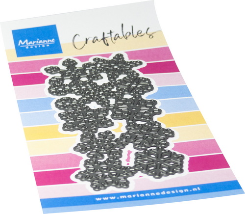 Craftables stencil Punch die XL Ice crystals	CR1700