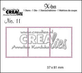 Postzegel rand stans CLXtra11 Crealies