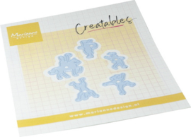 Creatables stencil Sint & Pieten LR0936
