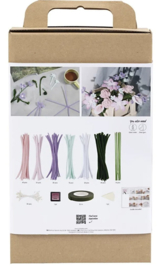 Chenillebloemen set: Boeket