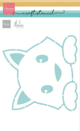 Craft stencil - Cat by Marleen PS8180