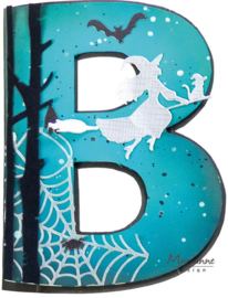 Creatables stencil Cute witch LR0933
