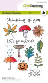 Clear Stamp Carla Kamphuis: A6 - Let’s Go Outside