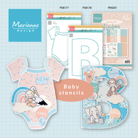 Craft stencil - Letter B PS8178