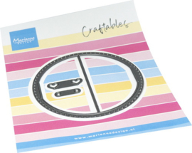 Craftables stencil Peek-a-boo CR1726