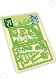 Lea’bilitie snij en embossing mal Kerst diorama 45.9631