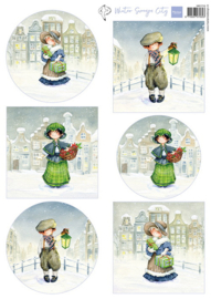 knipvel Hetty's Snoesjes - Winter City HK1715