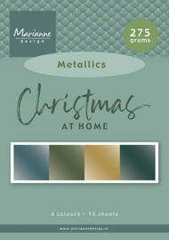 Pretty Papers bloc Christmas at home Metallics A5 PK9194