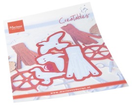 Creatables stencil Tiny's Beach pole & Gulls LR0859