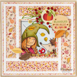 Creatables stencil Log cabin layout LR0831