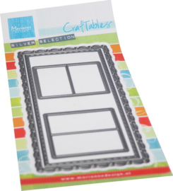 Craftables stencil Slimline-mini Windows CR1563