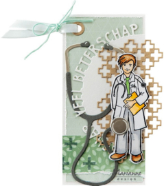 Creatables stencil Stethoscope LR0797