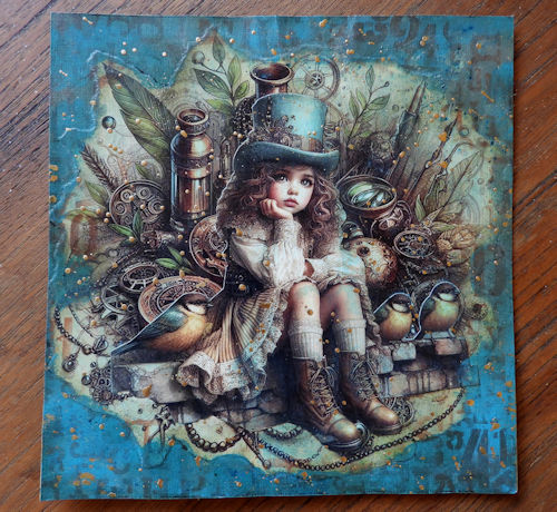 FairyBells Art Journaling & Card Making Backgrounds Set 10: Steampunk