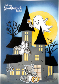 Clear stamps & Dies Eline's Animals - Halloween EC0201