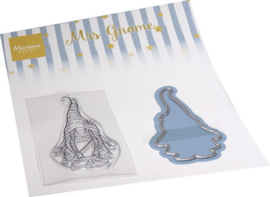 Clear stamp & dies set Mrs Gnome CS1112