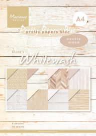 Pretty Papers bloc DZ Eline's Whitewash PB7066