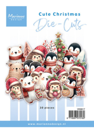 Diecuts Cute Christmas (30) VK 9617