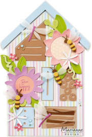 Craftables stencil Bees by Marleen CR1680