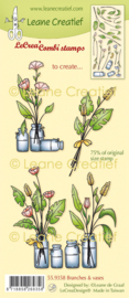 Clear stamp Bloemen met vaas 55.9358