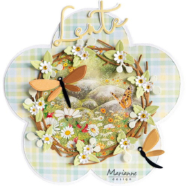 Craftables stencil Dragonflies by Marleen CR1582
