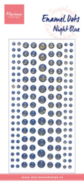 Enamel dots Night Blue Glitter PL4525