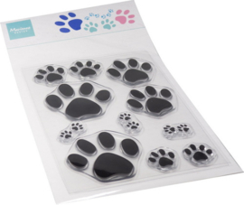 Clear Stamp Paw prints CS1171