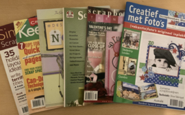 Scrapbook tijdschriften 2 ( 6 stuks)