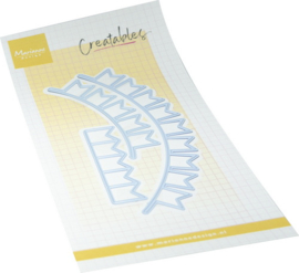 Creatables stencil Flag banner LR0939