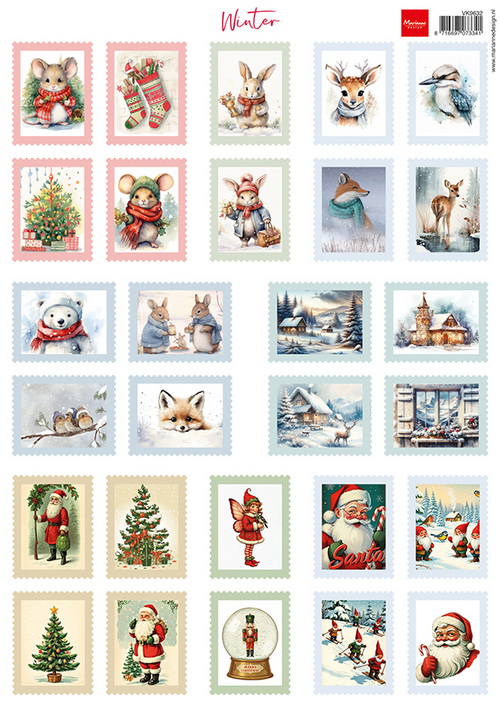 knipvel Stamps - Winter VK9632