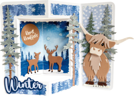 Creatables stencil Square fold LR0977