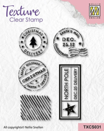Stempel post kerst TXCS031