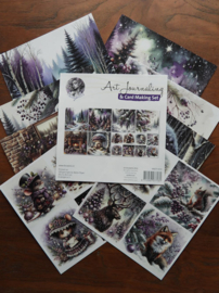 FairyBells Art Journaling & Card Making Set 15: Kerst paars