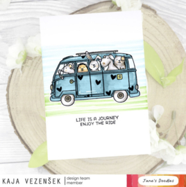Clear stamps: Road trip