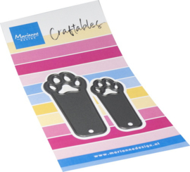 Craftables stencil Two Paws CR1686