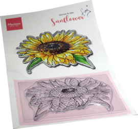Clear stamp & dies set Tiny's Flowers - Sunflower TC0903