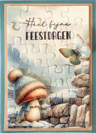 Craftables stencil Puzzle - A6 CR1746