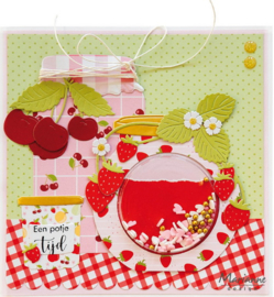 Creatables stencil Jam jar LR0863