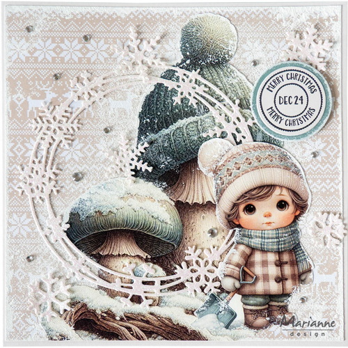 knipvel Dreamy Winter - by Fairybells FB2505
