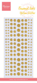 Enamel dots Duotone Yellow Glitter PL4530