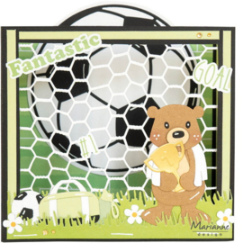 Craftables stencil Soccer ball CR1691